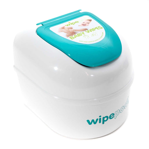 Wipepod® Dispenser for ultra-soft baby wipes, easy access, perfect for nurseries and changing tables.