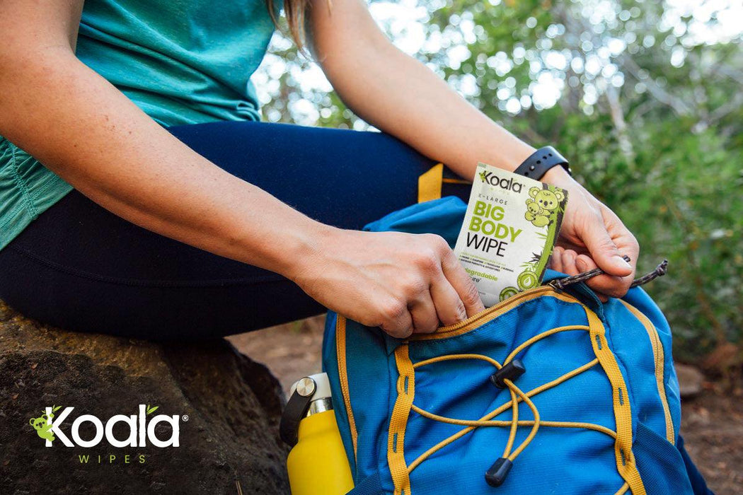 Koala Biodegradable Big Body Wipes: Your Ultimate Eco-Friendly Outdoor Companion - Grange Europe Ltd - Online Store