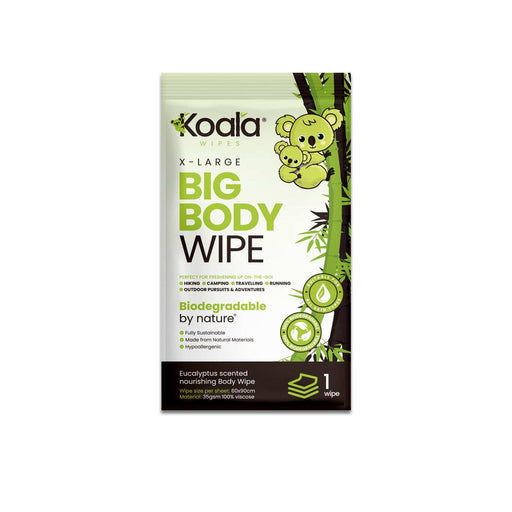 Koala Biodegradable Big Body Wipes: Your Ultimate Eco-Friendly Outdoor Companion - Grange Europe Ltd - Online Store