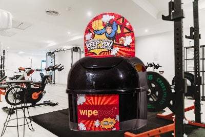 WIPEPOD®: Wet Wipes Dispenser The Ultimate Solution for a Cleaner, Happier, and More Profitable Gym - Grange Europe Ltd - Online Store