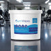 Gym Wipes 1000ct refillable antibacterial wipes bucket in a gym setting.