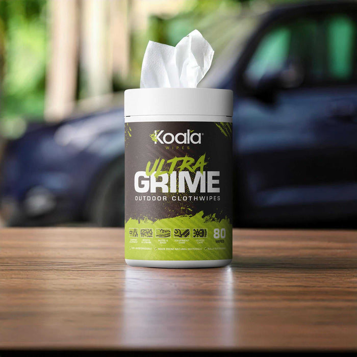 Koala Ultra Grime 80 Sheets x 6 Tubs Outdoor Cloth Wipes Industrial Strength biodegradable Cleaning Wipes