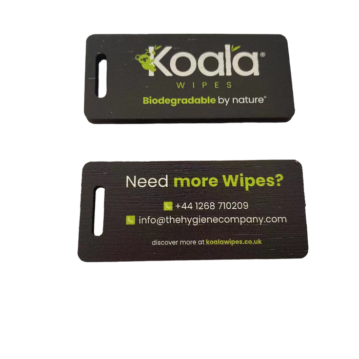 Koala Wipes® Exclusive Bamboo Key Ring: A Sustainable Statement for a Cleaner Planet - Grange Europe Ltd - Online Store