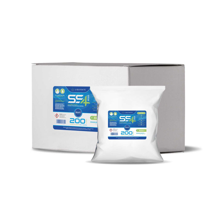 10-Pack Multipurpose Antibacterial Wet Wipes (200 Sheets/Roll) - Hand & Surface Disinfectant - Grange Europe Ltd - Online Store