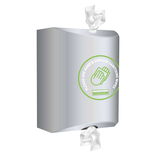 Polished Stainless Steel Wall Mounted Wet & Dry Wipes Dispenser - Grange Europe Ltd - Online Store