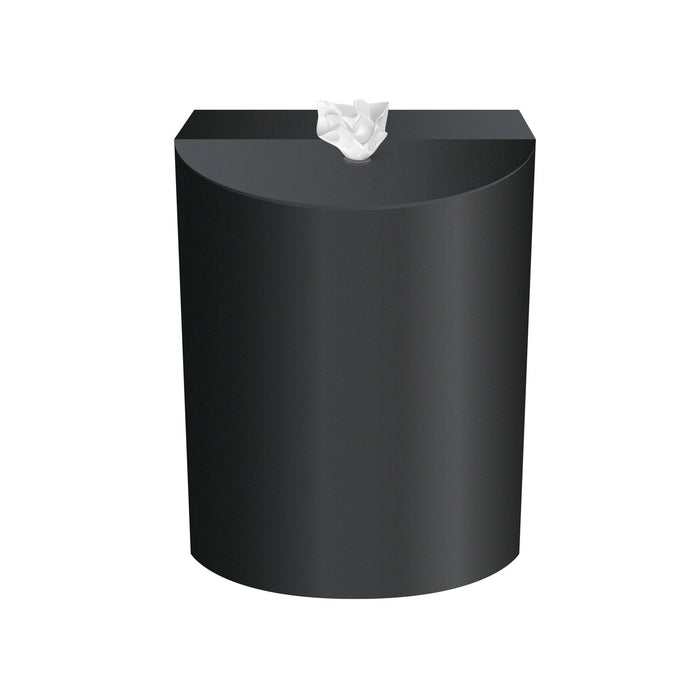 Matt Black Stainless Steel Antibacterial Wipe Dispenser (Wall or Surface Mount)