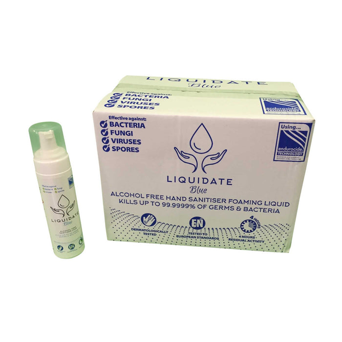 Liquidate Alcohol free Hand Foamer sanitiser 150ml bottles / 24 units per case - Grange Europe Ltd - Online Store