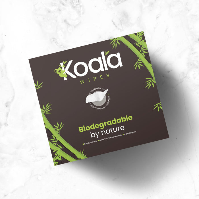 Koala®  Sustainable Eco Friendly Biodegradable Wet Wipes Dispenser Inc initial 500 Sheet fill