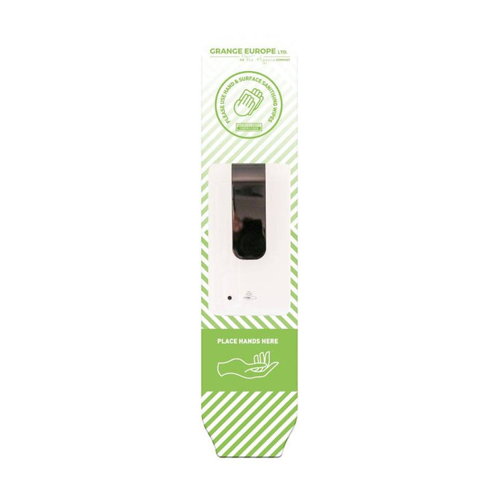 Wall Mounted Dispenser with Optional Custom Branding Backing Plate - Grange Europe Ltd - Online Store